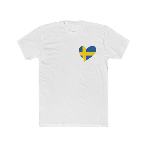 Men's Flag Heart T-Shirt Sweden