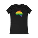 Women's Flag Map Pride T-Shirt Australia