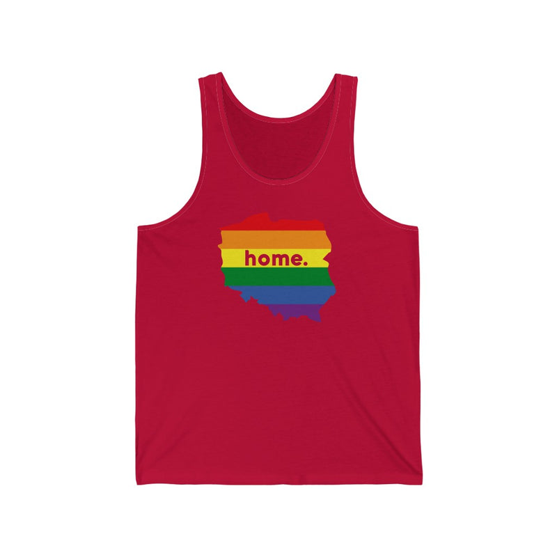 Women's Flag Map Home Pride Tank Poland