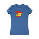 Women's Flag Map T-Shirt Spain