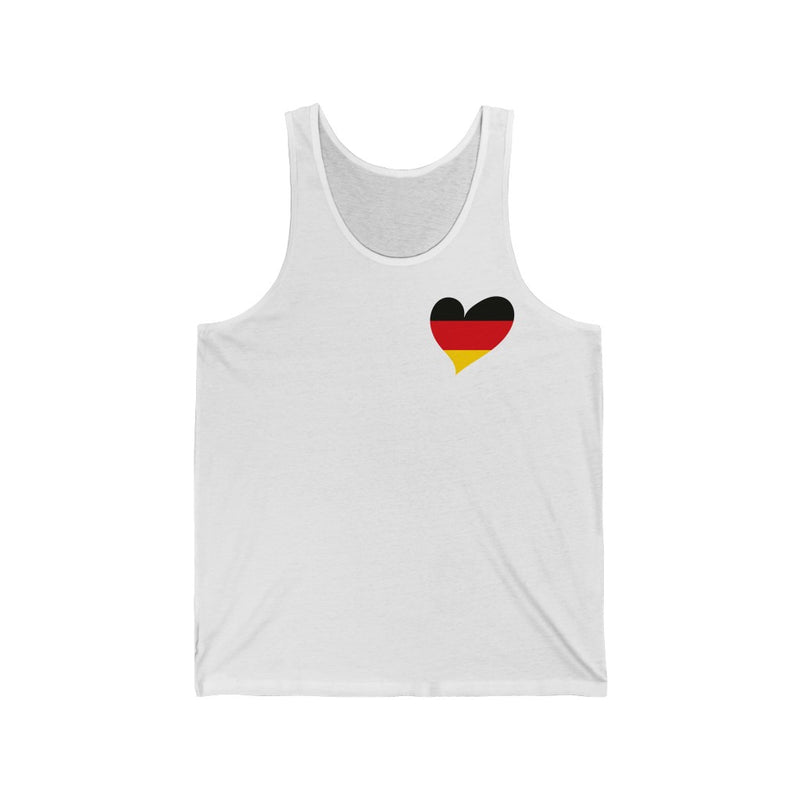 Women's Flag Heart Tank Germany