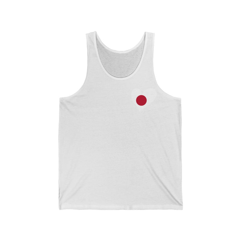 Women's Flag Heart Tank Japan