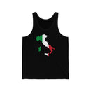 Women's Flag Map Tank Italy