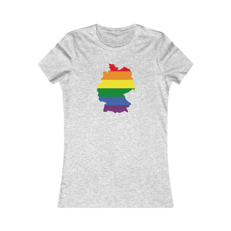 Women's Flag Map Pride T-Shirt Germany