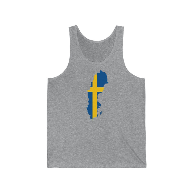 Women's Flag Map Tank Sweden