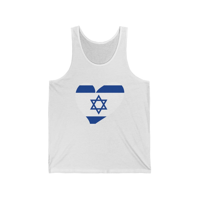 Women's Big Heart Tank Israel