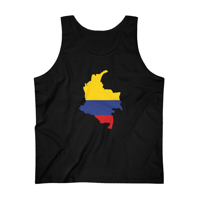 Men's Flag Map Tank Colombia