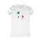 Women's Flag Map T-Shirt Italy