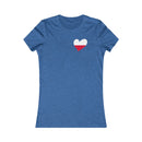 Women's Flag Heart T-Shirt Poland