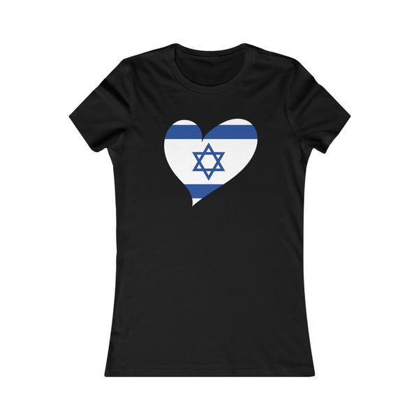 Women's Big Heart T-Shirt Israel