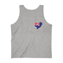 Men's Flag Heart Tank Australia