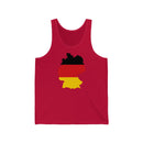 Women's Flag Map Tank Germany