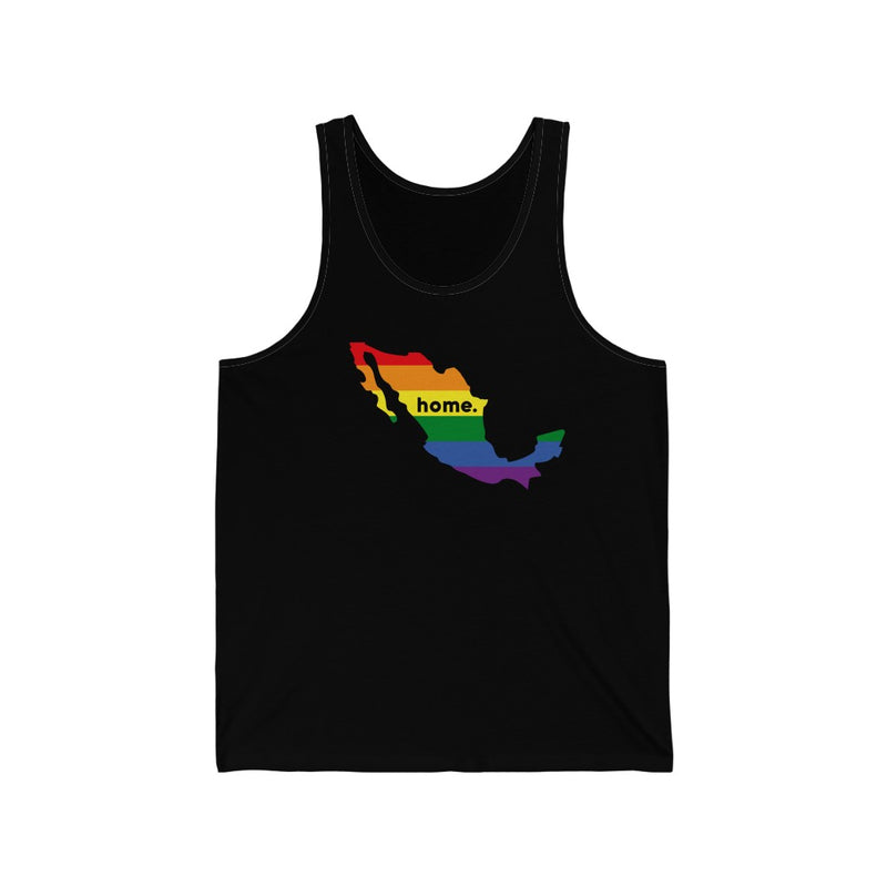 Women's Flag Map Home Pride Tank Mexico