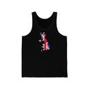 Women's Flag Map Tank United Kingdom