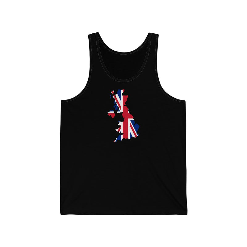 Women's Flag Map Tank United Kingdom