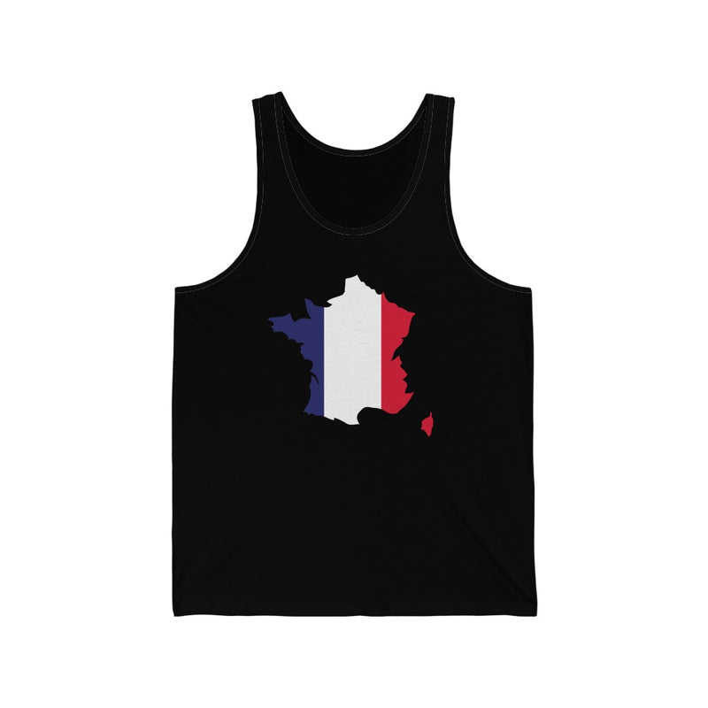 Women's Flag Map Tank France