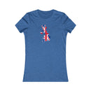 Women's Flag Map T-Shirt United Kingdom