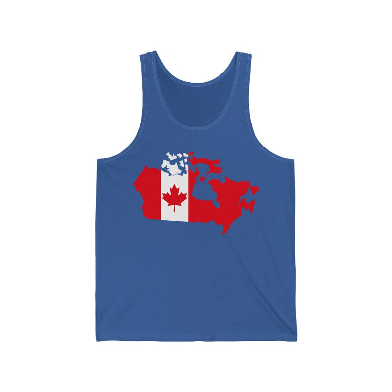 Women's Flag Map Tank Canada