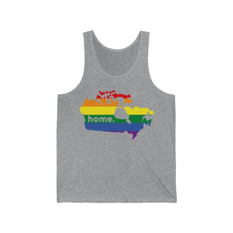 Women's Flag Map Home Pride Tank Canada