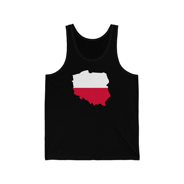 Women's Flag Map Tank Poland