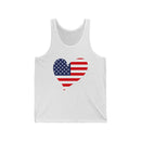 Women's Big Heart Tank USA