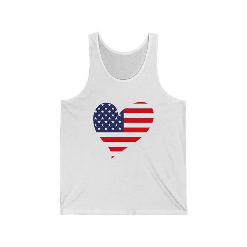 Women's Big Heart Tank USA