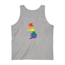 Men's Flag Map Pride Tank United Kingdom