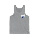 Women's Flag Heart Tank Israel