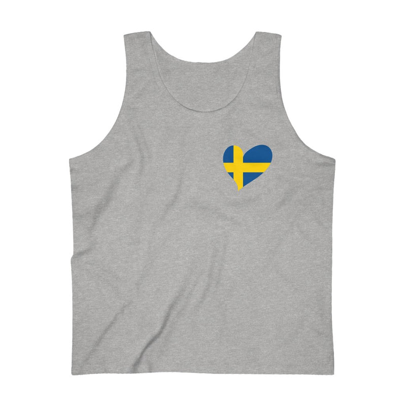 Men's Flag Heart Tank Sweden