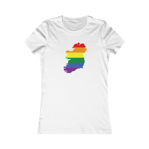 Women's Flag Map Pride T-Shirt Ireland