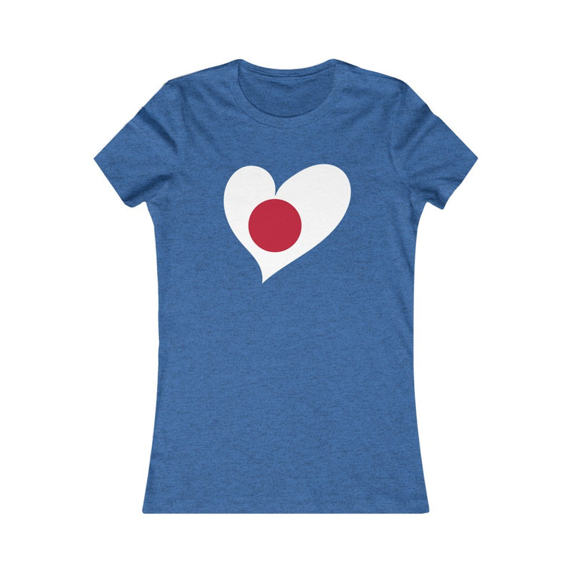 Women's Big Heart T-Shirt Japan