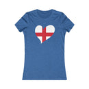 Women's Big Heart T-Shirt England