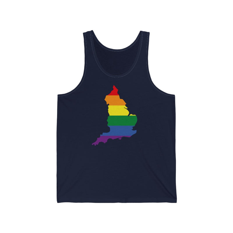 Women's Flag Map Pride Tank England