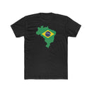 Men's Flag Map T-Shirt Brazil