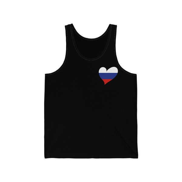 Women's Flag Heart Tank Russia