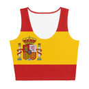 Women's All-Over Crop Top Spain