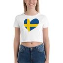 Women’s Big Heart Crop Top Sweden