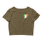 Women’s Flag Heart Crop Top Ireland