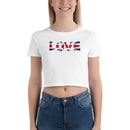 Women’s Love Crop Top United Kingdom