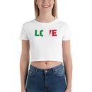 Women’s Love Crop Top Italy