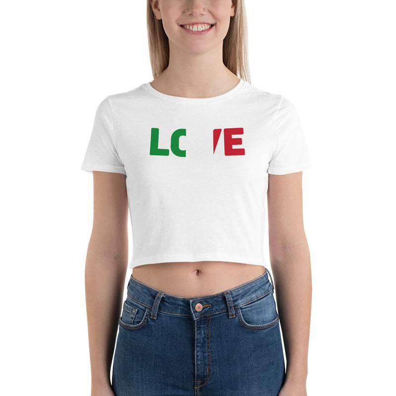 Women’s Love Crop Top Italy