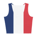 Women's All-Over Crop Top France