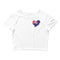 Women’s Flag Heart Crop Top Australia