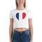 Women’s Big Heart Crop Top France