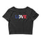 Women’s Love Crop Top France