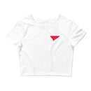 Women’s Flag Heart Crop Top Poland