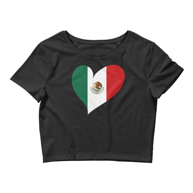 Women’s Big Heart Crop Top Mexico