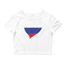 Women’s Big Heart Crop Top Russia