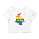 Women’s Flag Map Home Pride Crop Top Colombia