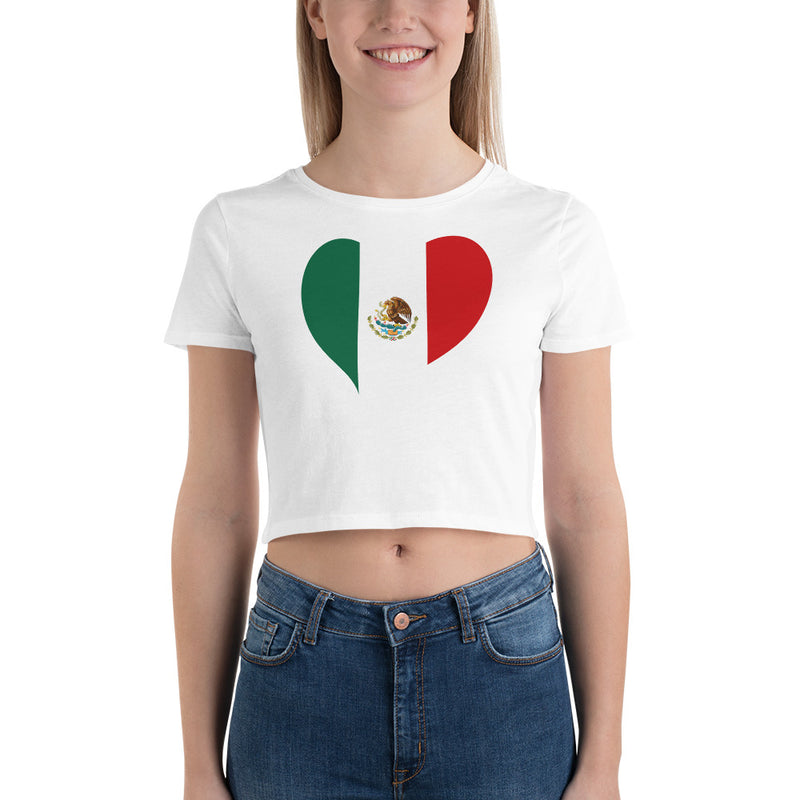 Women’s Big Heart Crop Top Mexico